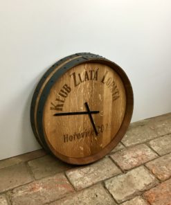 Clock made from barrel